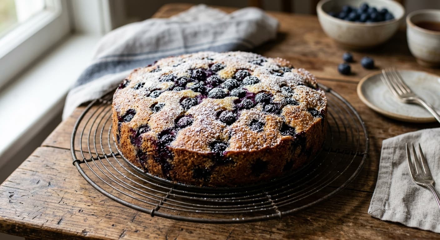 Blueberry Tea Time Cake