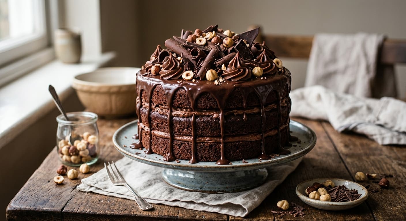 Choco Nutella Cake