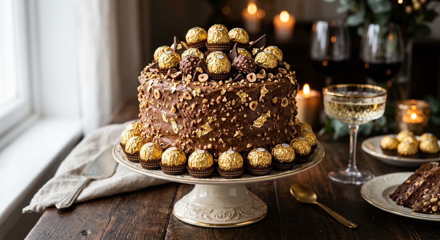 Ferrero Rocher Cake