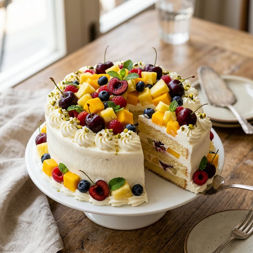 Fresh Fruit Cake