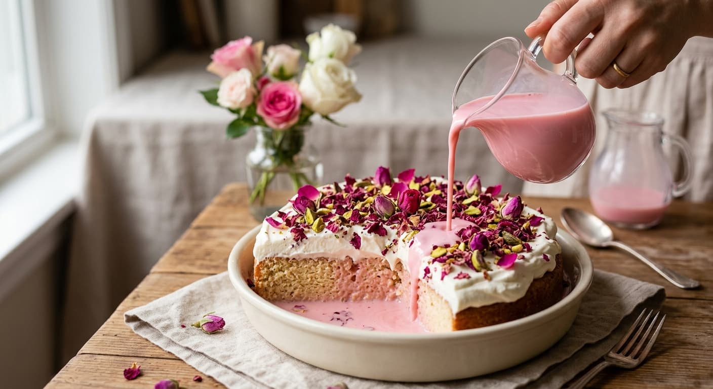 Rose Milk Cake